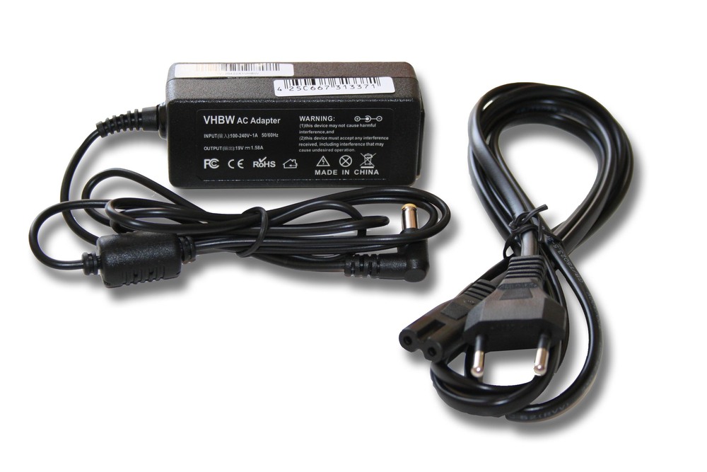 VHBW AC adaptér 19V, 2.15A, 5,5 x 1,7mm