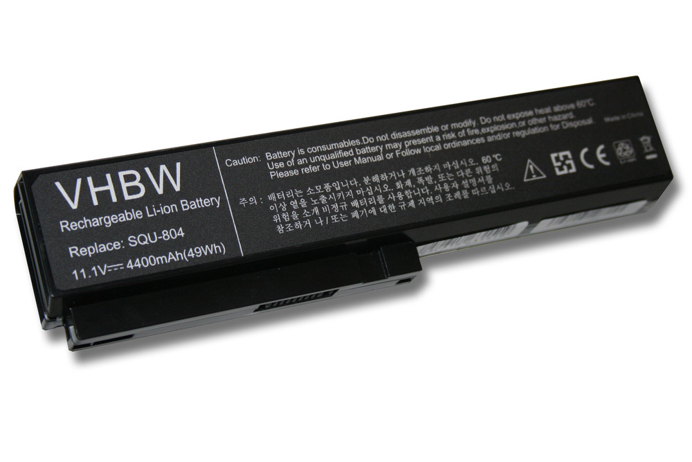 VHBW 2679 batéria Fujitsu-Siemens SW8 čierna 4400mAh Li-Ion - neoriginálna