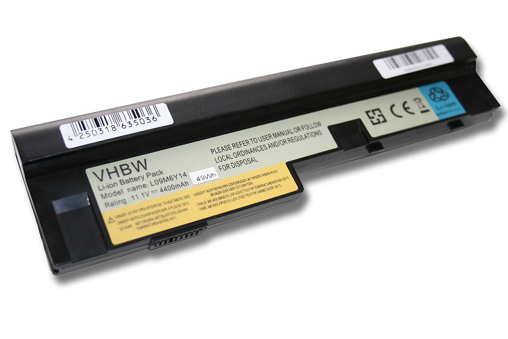 VHBW 2568 batéria Lenovo Ideapad S10-3 , 4400mAh 11.1v Li-Ion 2568- neoriginálna
