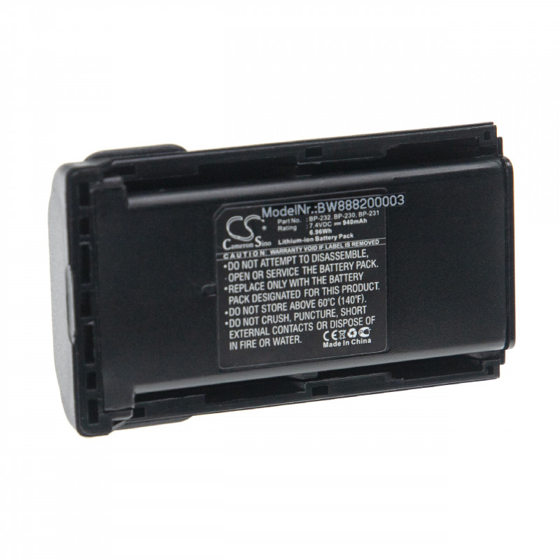 batéria pre rádio Icom BJ-2000, BP-230, BP-230N, BP-231, BP-231N - 940mAh, 7,4V