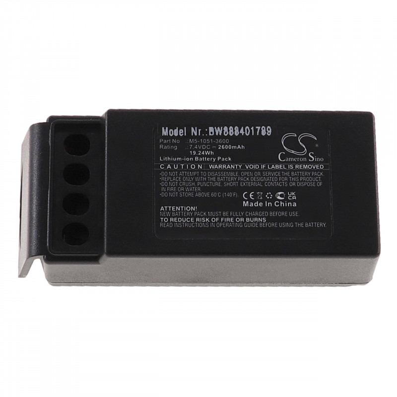 Priemyselná batéria do ovládača Cavotec M5-1051-3600 - 2600mAh, 7,4V, Li-Ion