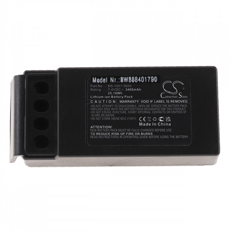 Priemyselná batéria do ovládača Cavotec M5-1051-3600 - 3400mAh, 7,4V, Li-Ion