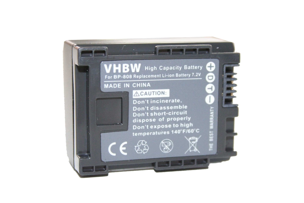 VHBW batéria Canon  BP-808 mit Infochip