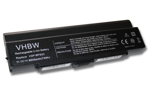 VHBW 1564 batéria SONY VAIO  BPS2  6600mAh Li-Ion - neoriginálna