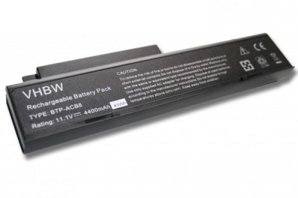 VHBW batéria  FUJITSU-SIEMENS Amilo A1650 4400mAh 11.1V Li-Ion - neoriginálna