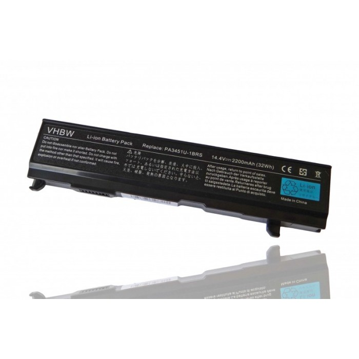 VHBW batéria  Toshiba Satellite M70 2200mAh - neoriginálna