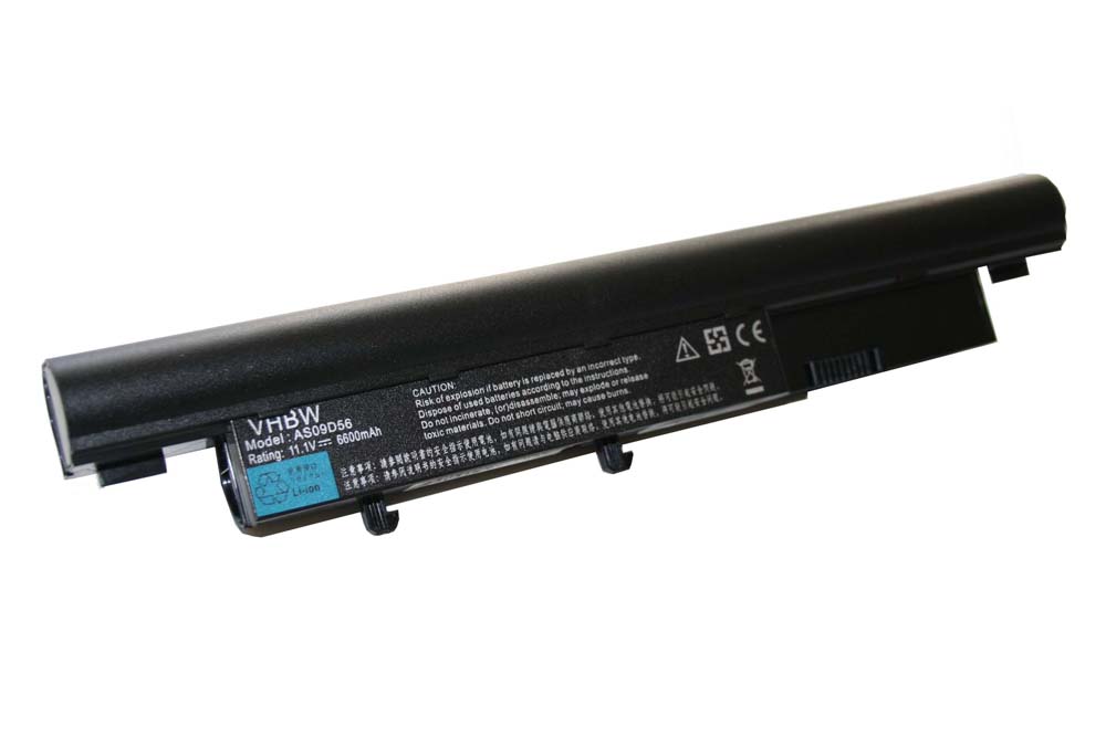 batéria VHBW ACER ASPIRE 3810 , 6600mAh  11.1V Li-Ion 1668 - neoriginálna