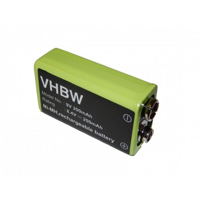 vhbw 9V batéria 350mAh
