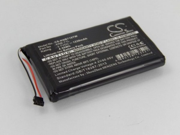 VHBW batéria Kenwood KNB-71L 1230mAh