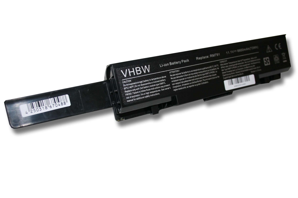 VHBW batéria Dell Studio 17 6600mAh 11.1V Li-Ion 1591 - neoriginálna