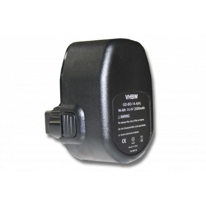 VHBW batéria Black & Decker PS140A  14.4V, Ni-MH, 2000mAh