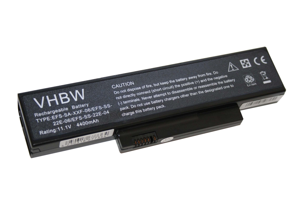 VHBW 1366 batéria FUJITSU-SIEMENS Esprimo V5515 4400mAh Li-Ion - neoriginálna