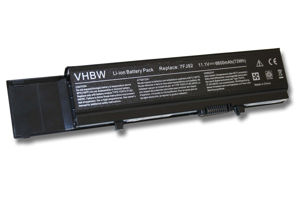 VHBW batéria Dell Vostro 3400 , 6600mAh 11.1V Li-Ion 3967 - neoriginálna