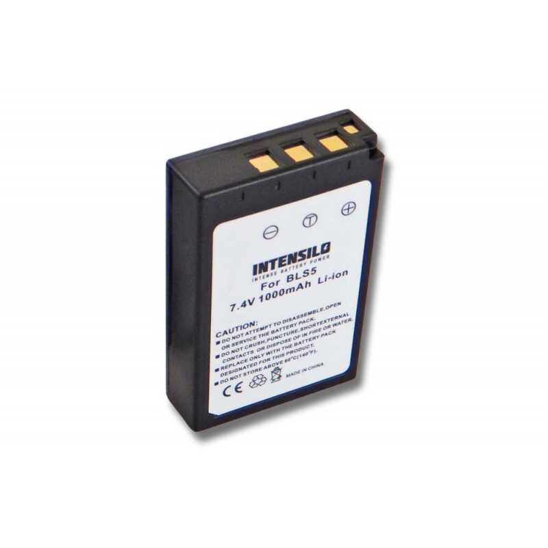 INTENSILO batéria pre Olympus nahrádza PS-BLS5 1000mAh