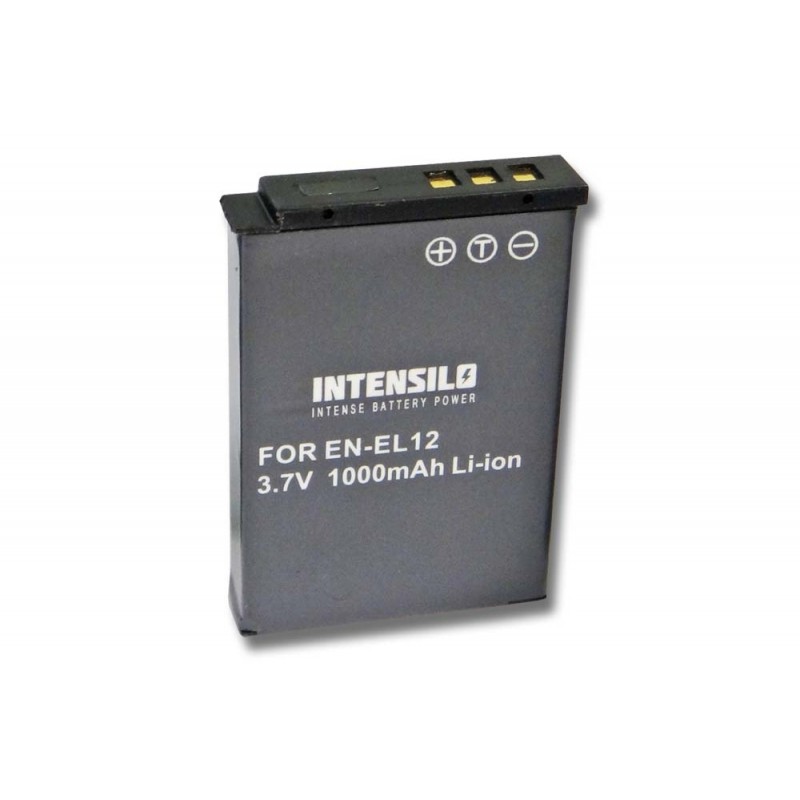 INTENSILO batéria pre Nikon nahrádza EN-EL12 1000mAh