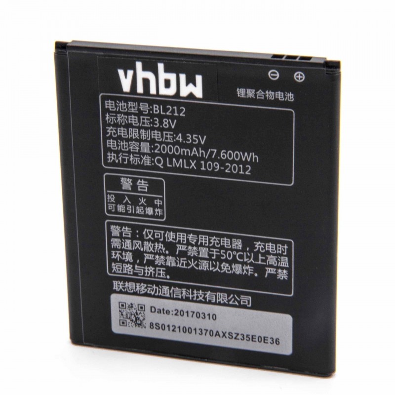 VHBW Bateria pre Lenovo BL212  2050mAh