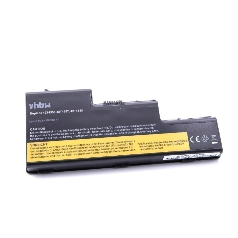 VHBW Bateria pre Lenovo Thinkpad W700, W701 10.8V, 6600mAh