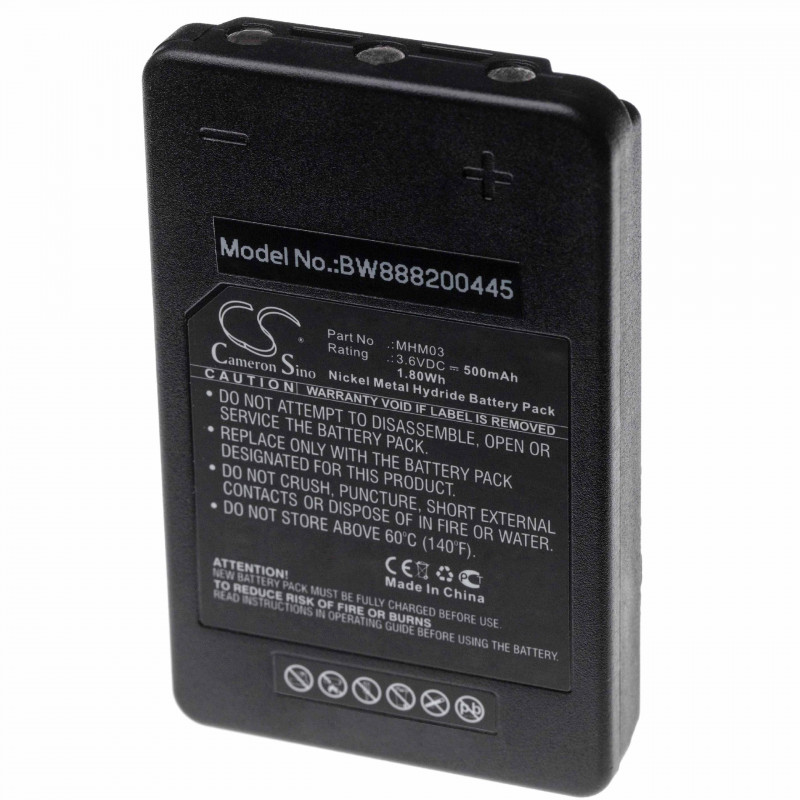 Autec MHM03, R0BATT00E11A0, NiMH batéria - 500 mAh (3,6 V) - pre priemyselné rád