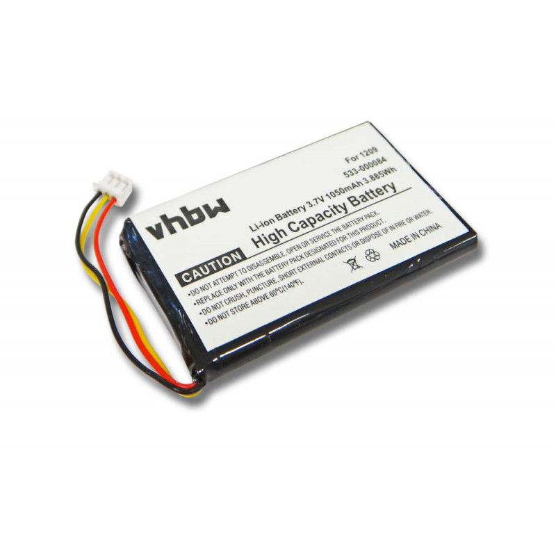 batéria diaľkového ovládača pre Logitech 533-000084, 1209 - 1050 mAh, 3,7 V, Li-