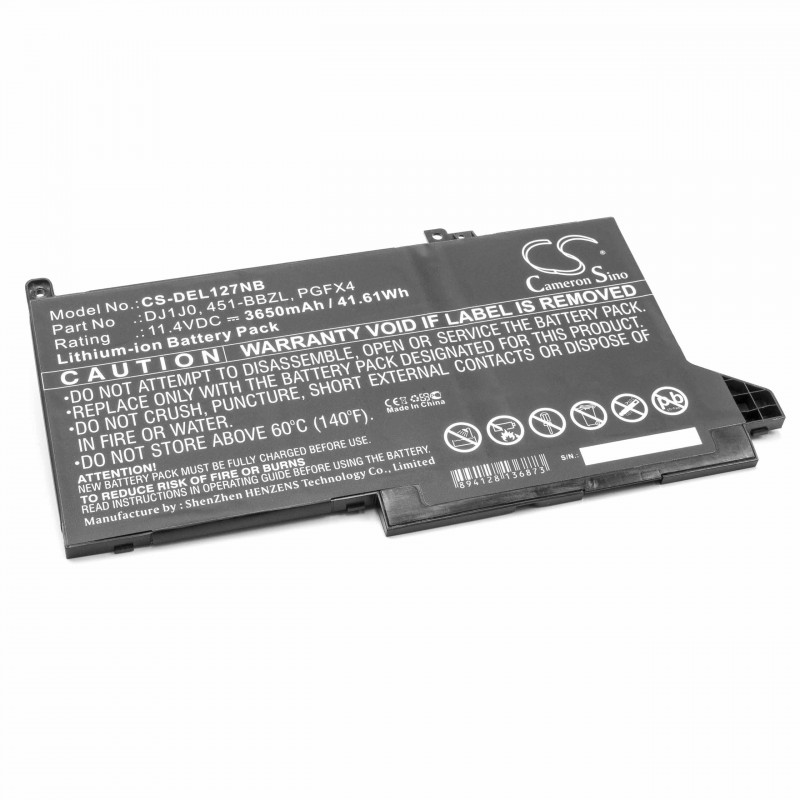 batérie notebooku Dell 451-BBZL, DJ1J0, ONFOH, PGFX4 pre - 3650mAh, 11,4V, Li-io