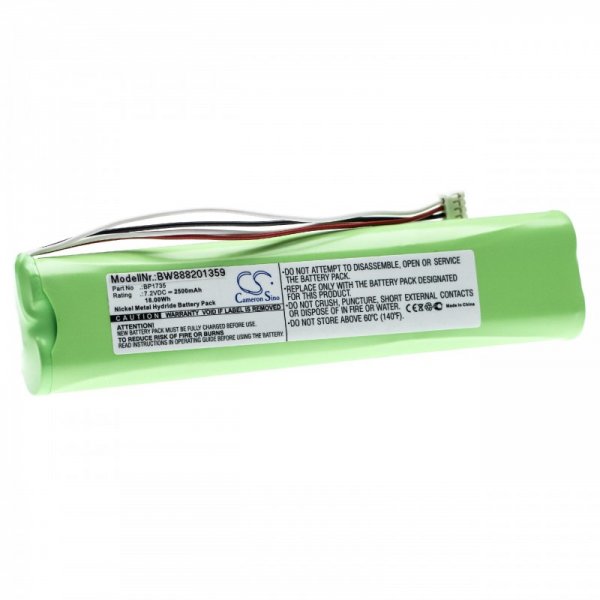 Batéria pre Fluke Biomedical Varta a ďalšie ako BP1735, 2500mAh