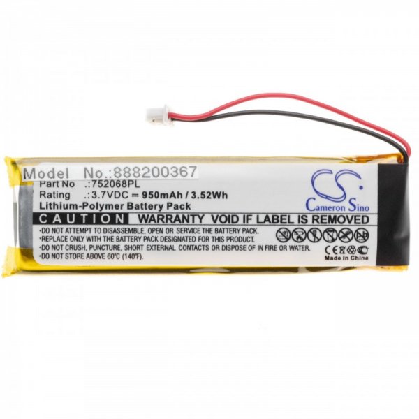 Batéria pre Midland BTX1 a ďalšie ako 752068PL, 950mAh