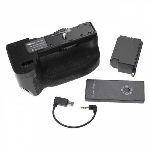 Batériový grip pre Sony Alpha A6600 a ďalšie, s 2,4 GHz diaľkovým ovládačom