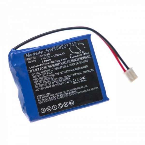 Batéria pre Senter ST805C, Li-Polymer, 7,4V, 1000mAh