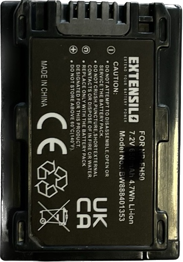 VHBW batéria Sony  NP-FV70 1640mAh Infochip