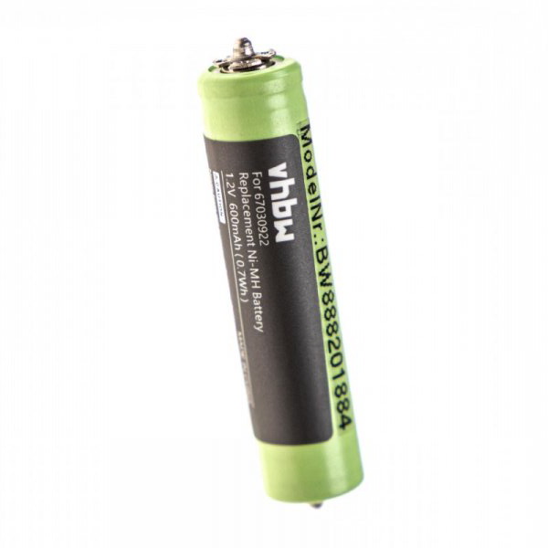 Batéria pre Braun Cruzer 1 okrem iného ako 67030922, NI-MH, 1,2V, 600mAh