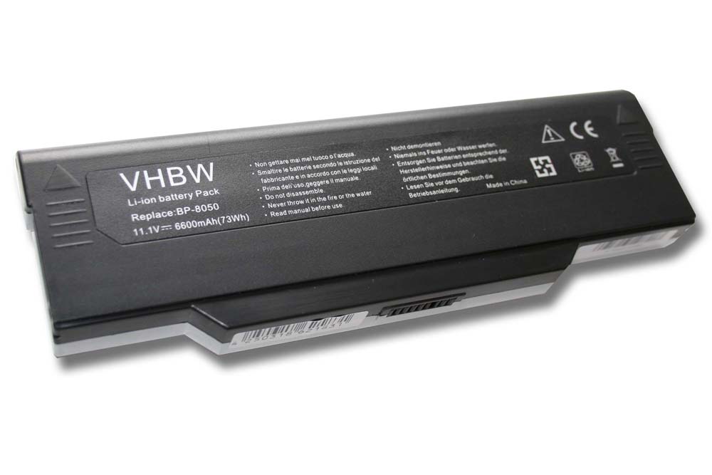 VHBW 0709 batéria FUJITSU-SIEMENS AMILO M1420 6600mAh Li-Ion - neoriginálna