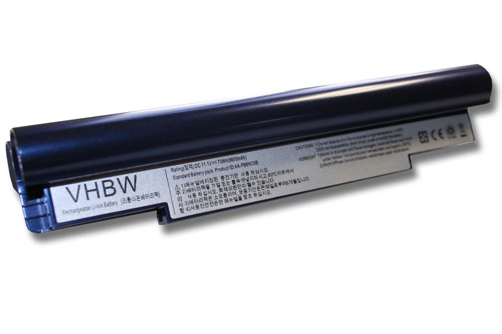 VHBW 0732 batéria Samsung NC10  6600mAh  modrá Li-Ion - neoriginálna